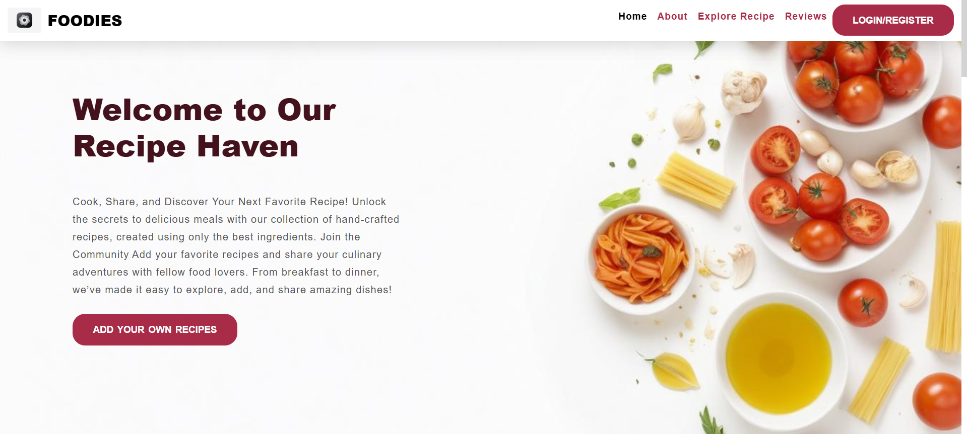 Recipe Sharing Platform